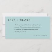 Liefde & Bedankt Minimaal 3 Fotocollage Bruiloft (Achterkant)