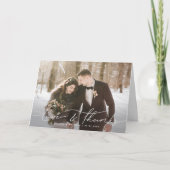 Liefde & Bedankt Modern Hand Lettered Script Weddi (Voorkant)