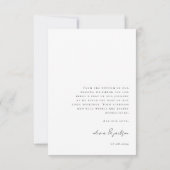 Liefde & Bedankt Modern Vier foto bruiloft Dank u (Achterkant)