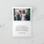 Liefde & Bedankt Moderne Eenvoudige rand 2 Fotohuw (Binnen)