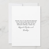 Liefde & Bedankt Moderne foto-baptisme (Achterkant)