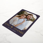 Liefde Bedankt Paarse Folie bruiloft Hartelijk dan Folie Uitnodiging (Gedraaid)