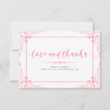 Liefde & Bedankt roze weddenschap met Lijst.