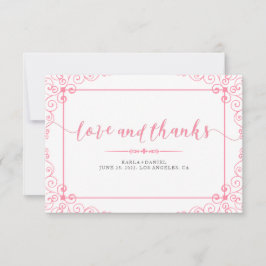 Liefde & Bedankt roze weddenschap met Lijst.