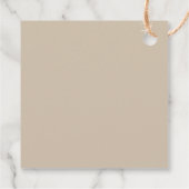 Liefde & Bedankt Strand Bruiloft Bedankjes Labels (Achterkant)