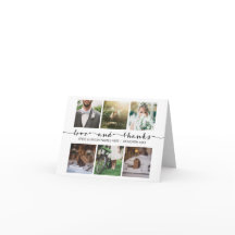 Liefde & Bedankt Trouwtypografie Minimalistische F