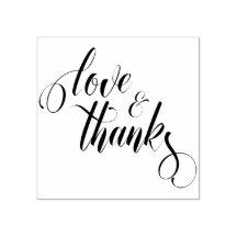 Liefde & Bedankt Uitwerken Script Typografie