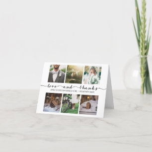 Liefde & Bedankt Weddenschappen Typografie Minimal