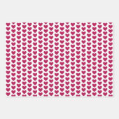  liefde bedekt met Romantische Valentijn 3-wegs Inpakpapier Vel (Voorkant)