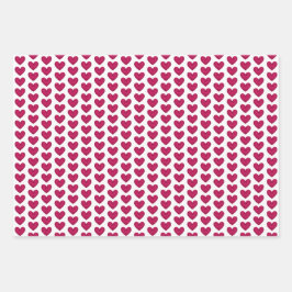 liefde bedekt met Romantische Valentijn 3-wegs Inpakpapier Vel