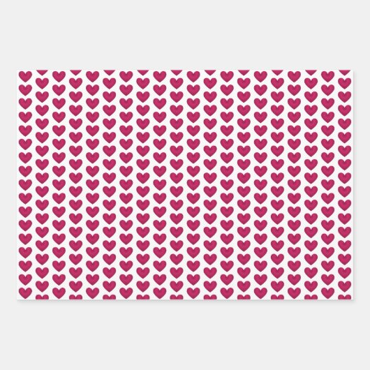  liefde bedekt met Romantische Valentijn 3-wegs Inpakpapier Vel (Voorkant)