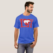 Liefde Beer vriend T-shirt (Voorkant volledig)