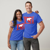 Liefde Beer vriend T-shirt (Unisex)