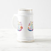 Liefde Begint Met Mama" - 22 oz Stein Design Bierpul (Voorkant links)