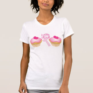 liefde , bekers t-shirt