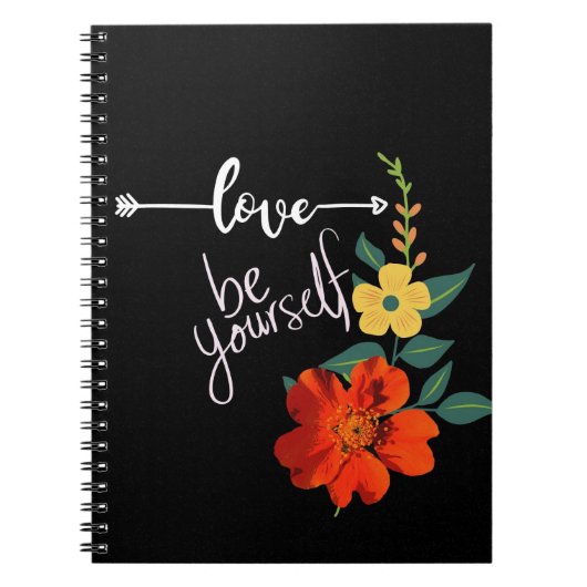 Liefde ben je zelf notitieboek (Voorkant)