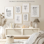 Liefde Beren, 1 corinthians 13:7 Poster