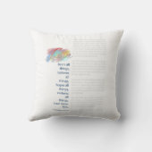 Liefde Beren Alle Dingen 1 Korintiërs 13 Bijbelver Kussen (Achterkant)