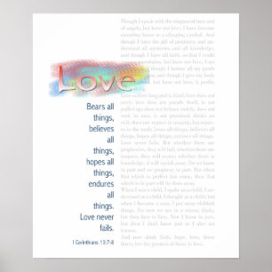 Liefde Beren Alle dingen Poster
