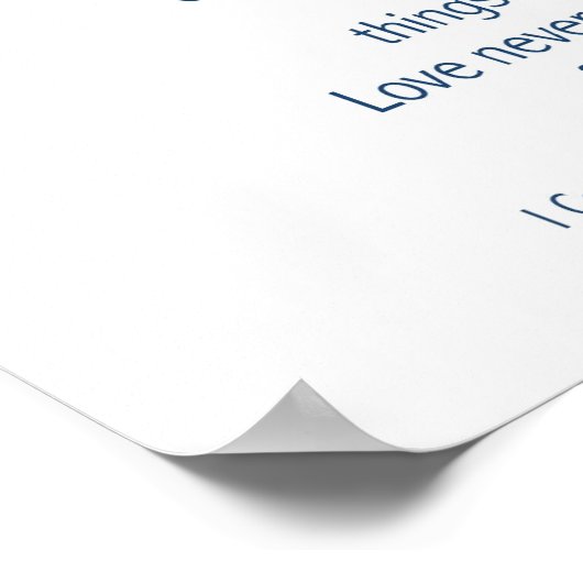 Liefde Beren Alle dingen Poster (Hoek)