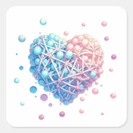 Liefde Beren Alle dingen Vierkante Sticker