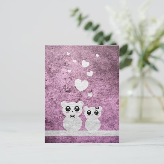 Liefde beren - Briefkaart (Staand voorkant)