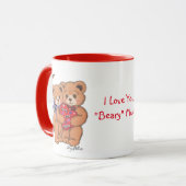 Liefde Beren meer van je houden Mok (Voorkant links)
