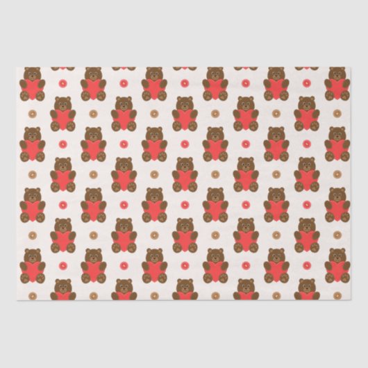 Liefde Beren Tissuepapier (Voorkant)