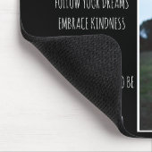 Liefde bericht cadeau voor dochter foto mousepad muismat (Hoek)