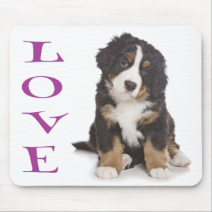 Liefde Bernese Mountain Puppy Hond Muismat
