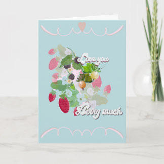 Liefde Berry Veel Kaart