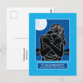 Liefde & bescherm 1_ Briefkaart (Voorkant / Achterkant)