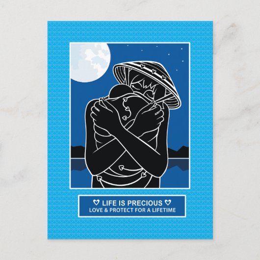 Liefde & bescherm 4_ Briefkaart (Voorkant)