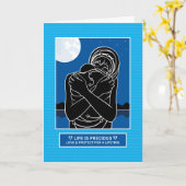 Liefde & bescherming 2_Wenskaart Kaart (Gele Bloem)