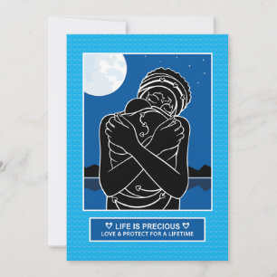 Liefde & Bescherming 3_5"x7" Vlakke kaart