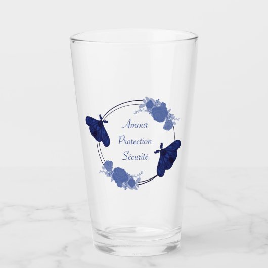 Liefde, bescherming, veiligheid glas (Voorkant)