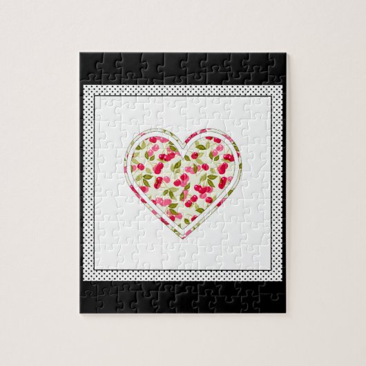 Liefde, bessen, kersen legpuzzel (Verticaal)