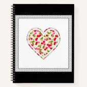 Liefde, bessen, kersen notitieboek (Voorkant)
