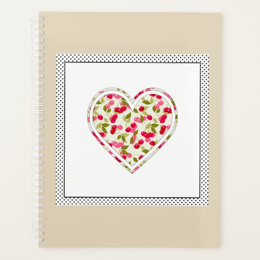 Liefde, bessen, kersen planner (Voorkant)