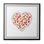 Liefde, bessen, kersen tegeltje (Voorkant)