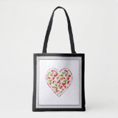 Liefde, bessen, kersen tote bag (Voorkant)