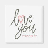 Liefde betekent het magneet (Voorkant)