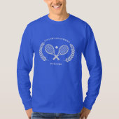 Liefde betekent niets in tennis t-shirt (Voorkant)