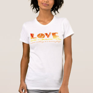 Liefde betekent niets voor een tennisspeler t-shirt