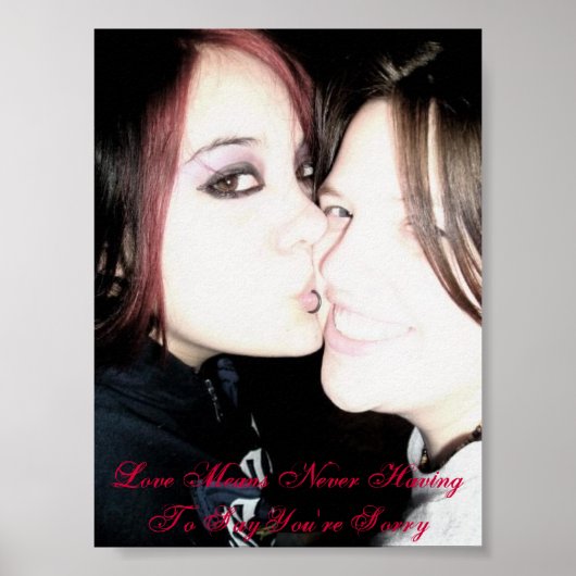 Liefde betekent ... poster (Voorkant)