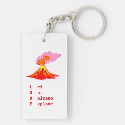 Liefde betekent sleutelhanger (achterkant)