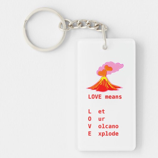 Liefde betekent sleutelhanger (Voorkant)