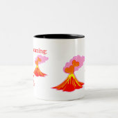 Liefde betekent tweekleurige koffiemok (Center)