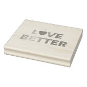 Liefde Beter Rubberstempel (Stempel)