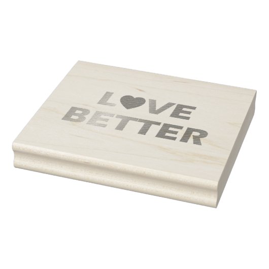 Liefde Beter Rubberstempel (Stempel)